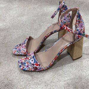 Kelly & Katie Multicolor Floral Heels